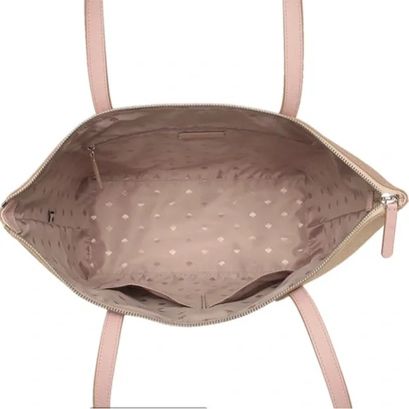 Kate Spade Gold and Pink Tote Bag - Picture 6 of 11